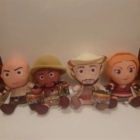 Jumanji Plush 10and Toy Factory Big Head Jumanji Plushes Set Of 4 2125