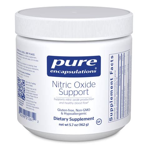 Pure Encapsulations Nitric Oxide Support Supports Healthy Oxygen