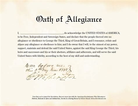 √ George Washingtons Signature