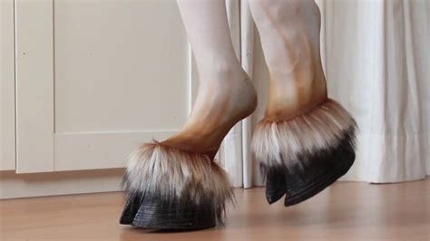 Walking With Faun Hooves Hooved Shoes Youtube