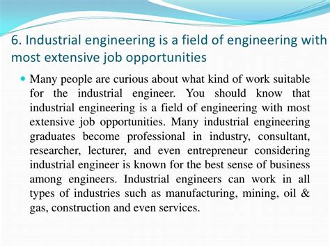 6 Things You Should Know About Industrial Engineering