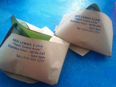 Nasi lemak dapat ditemui di semua bahagian malaysia dan juga singapura. Nasi Lemak Ejam, Malacca — FoodAdvisor