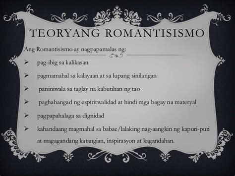 Halimbawa Ng Tulang Teoryang Romantisismo