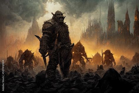 Fantasy Battle War Illustration Art Digital Artwork Dark Sci Fi Epic