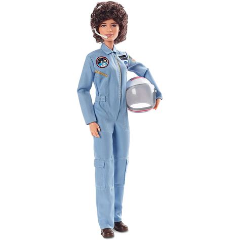Barbie Sally Ride Inspiring Women Doll Astronaut Space Nasa Helmet