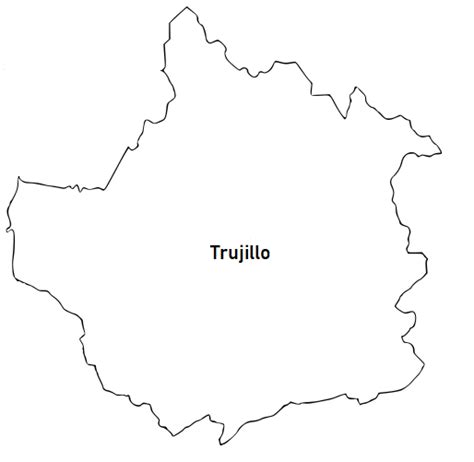Blog De Biologia Mapa Del Estado Trujillo Venezuela Para Colorear