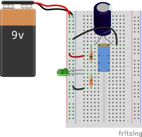 How To Make A Slow Blinking Led Circuit Wiring Diagram