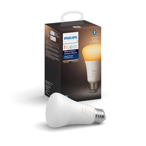 Philips Hue 60w Equivalent A19 White Ambiance 3000k Dimmable