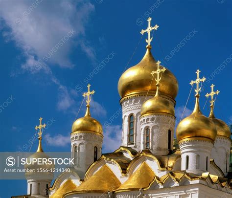Russia Moscow Kremlin Cathedral Of The Annunciation SuperStock