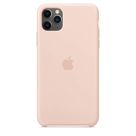 Capa De Silicone Para Iphone 11 Pro Max Areia Rosa Apple Br