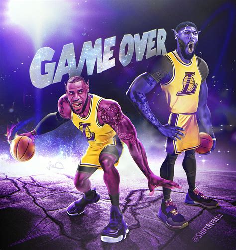 Lebron & AD together!? IT'S A WRAP! #shiftrefresh | Nba basketball art