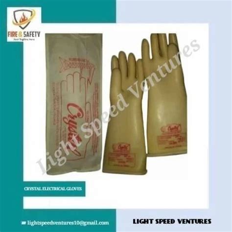 Latex Washable Crystal Plain Electrical Hand Gloves Kv At Rs Pair In Ahmedabad