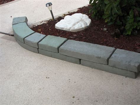 How to make concrete edging for a garden. 4 THICK CONCRETE GARDEN EDGING LAWN LANDSCAPE MOLDS MAKE LOW WALLS, PAVERS TOO | Concrete garden ...