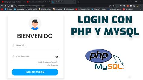 Como Hacer Un LOGIN Con PHP Y MYSQL PHP MYSQL CSS