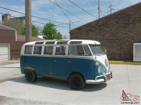 1967 Volkswagen 21 Window Bus Late 67 Last Year Only 1 With Back Up