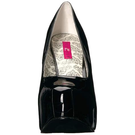 Un choix unique de escarpin pied large disponible dans notre magasin. Noir Verni 14,5 cm Burlesque TEEZE-06W pieds larges ...