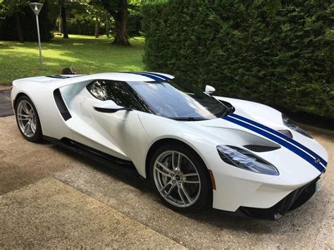 2018 Ford Gt Frozen White With Images Ford Gt Super