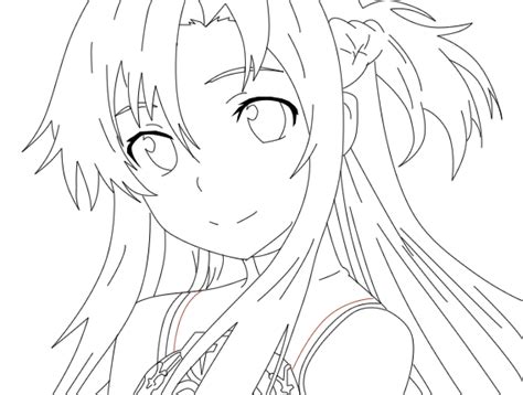Sao Asuna Coloring Pages Coloring Pages
