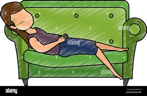 Sleeping On Sofa Icon High Resolution Stock Photography And Images Alamy