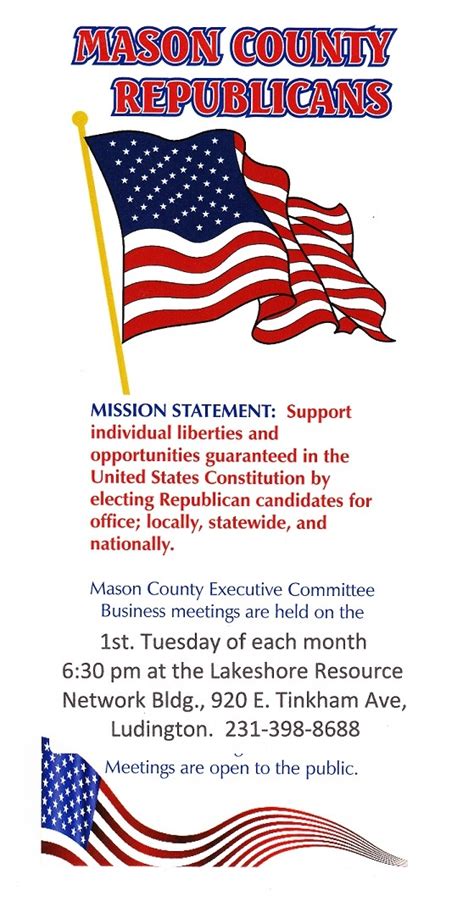 About Us Mason County Republican Committee