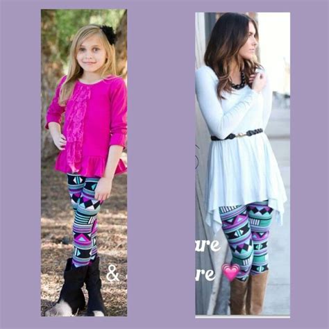Mommy And Daughter Matching Leggings ♡ Fashion Matching Leggings My Style