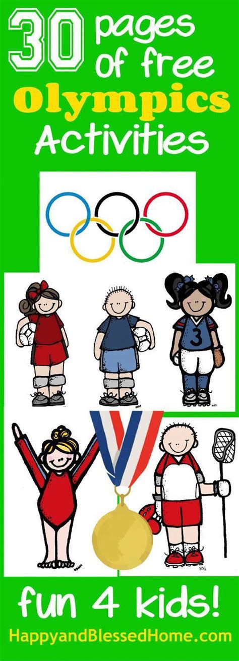 30 Pages Of Free Olympics Activities Homeschool Printables For