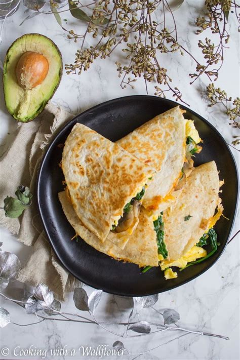 Soft Scrambled Eggs Breakfast Quesadilla - Cooking with a ...