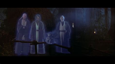 Star Wars Return Of The Jedi Qui Gon Jinn Force Ghost Edit Youtube