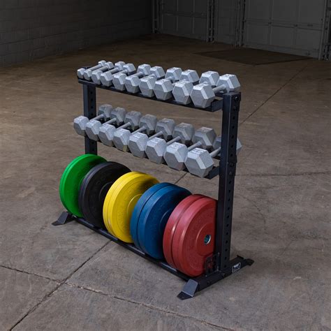 Combination Weight Plate Dumbbell Rack Rugged Strength And Fitness