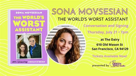 Sona Movsesian The Worlds Worst Assistant The Dairy Sports Basement Presidio San Francisco