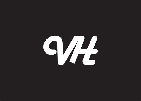 Abstract Letter Vh Monogram Logo Design 20645785 Vector Art At Vecteezy