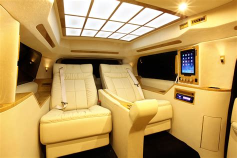 Customized Cadillac Escalade Comes With A Bar Home Theater Gold