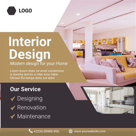 Interior Design Template Postermywall