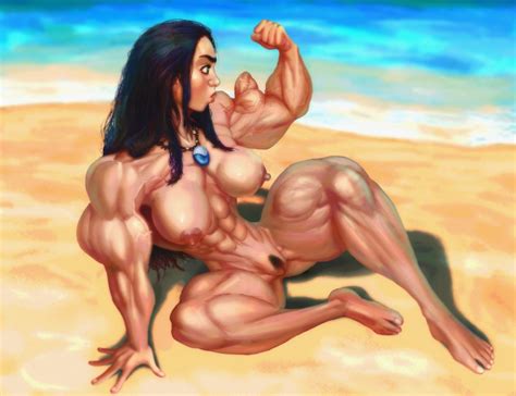 Rule 34 Abs Beach Biceps Black Hair Breasts Disney Disney Princess