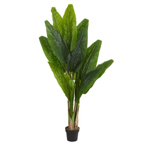 Download free 3d model of plant artificial banana tree, files available in: Nearly Natural Indoor 6 ft. Triple Stalk Banana Artificial ...