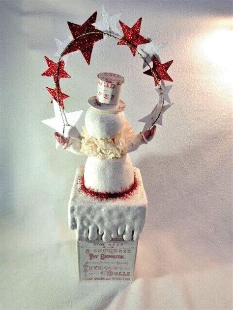 STAR JUGGELING SNOWMAN BOX Dee Foust Collection For Bethany Lowe Designs EBay