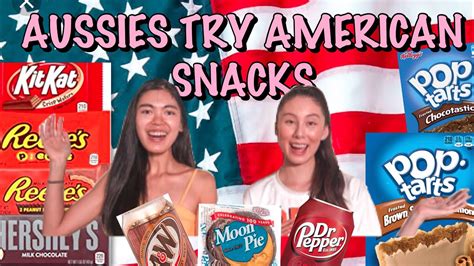 Aussies Try American Snacks 🇦🇺🇺🇸 Youtube