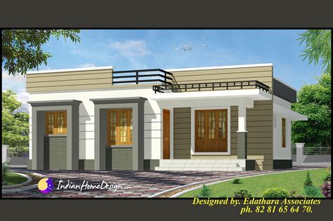 998 Sqft Modern Single Floor Kerala Home Design