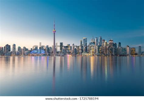 Toronto City Skyline Ontario Canada Stock Photo Edit Now 1725788194