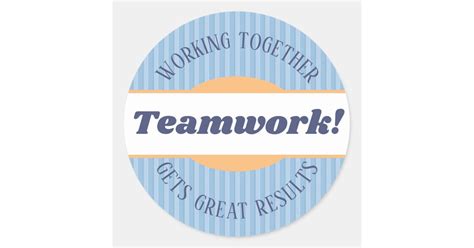 Teamwork Great Job Employee Recognition Stickers Zazzle