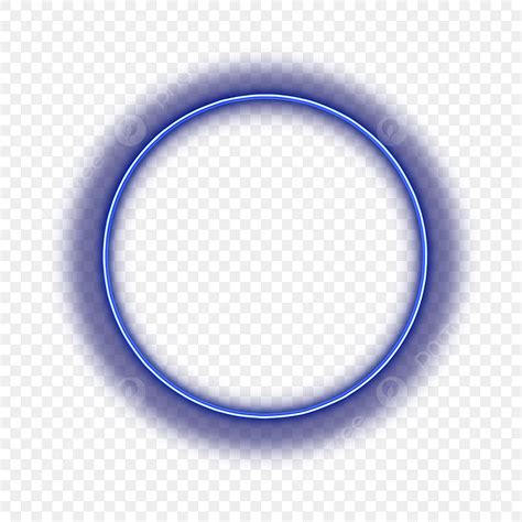 Blue Neon Circle Neon Colors Neon Circle Clipart Png Transparent