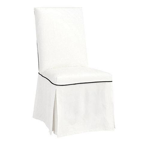 Serta reversible stretch suede dining chair slipcovers short skirt. White Pleated Skirt Parsons Chair Slipcover