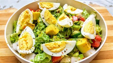 Avocado Egg Salad Healthy Salad For Weight Loss Keto Salad Egg