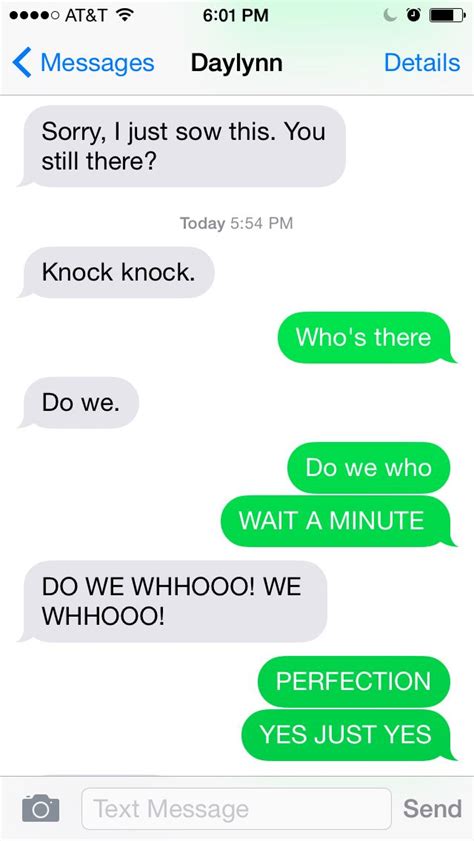 I bet you can't tell me something that will make me both happy and sad at the same time, a husband says to his wife. Doctor who knock knock joke | Knock knock jokes, Knock ...