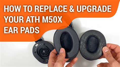 How To Replace And Upgrade Your Ath M50x Earpads Youtube