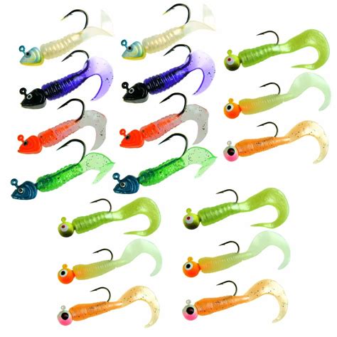 Pcs G G Bass Fishing Jigs With Soft Bait Kit Lead Jig Heads Fishing