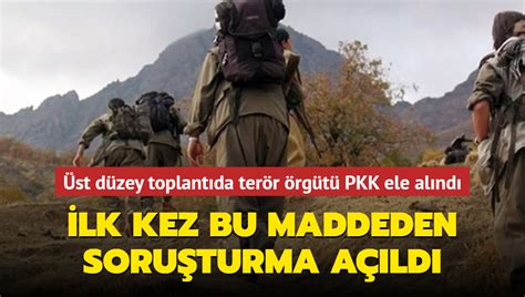 PKK ya tarihte ilk kez insan ticareti nden soruşturma açıldı