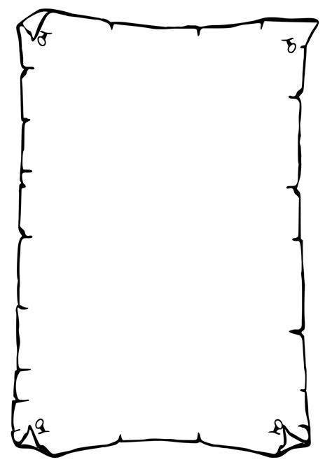 Clipart Old Paper Border