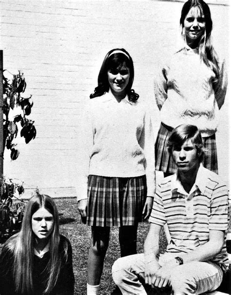 Homeroom Represenatives In 1971 At St Monica High School Flickr