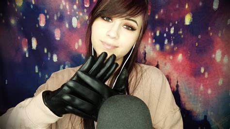 Asmr Leather Glove Sounds No Talking Youtube